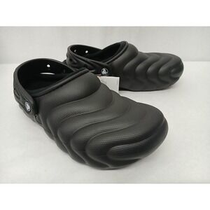 Crocs Men's‎ Classic Lined Overpuff Clog 210059-001 Black Sz 8